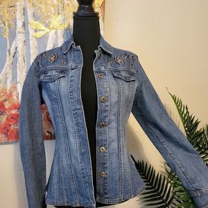 EMBROIDERED DENIM JACKET